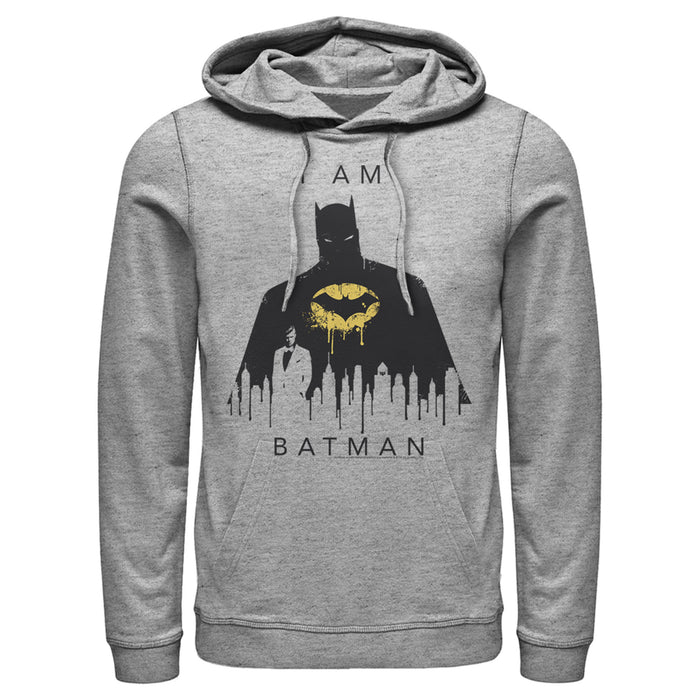 fifth sun Men's Batman I Am Gotham Drip Pull Over Hoodie
