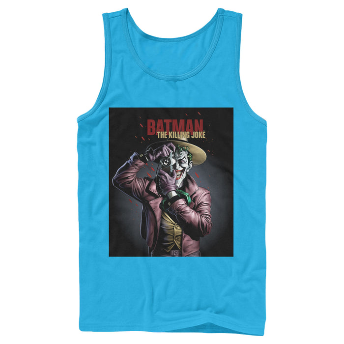 Fifth Sun Men's Batman Joker Camera Poster Tank Top