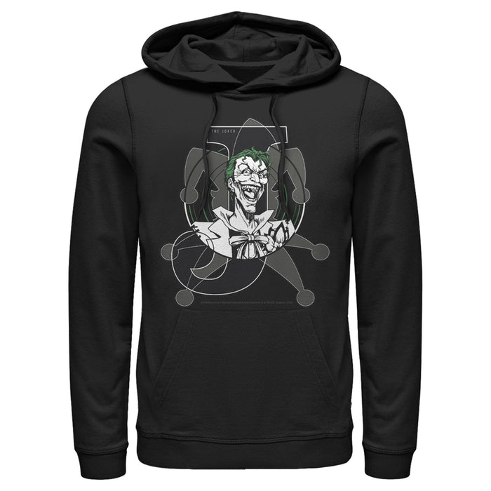 Fifth Sun Men's Batman Joker Symbol Pull Over Hoodie