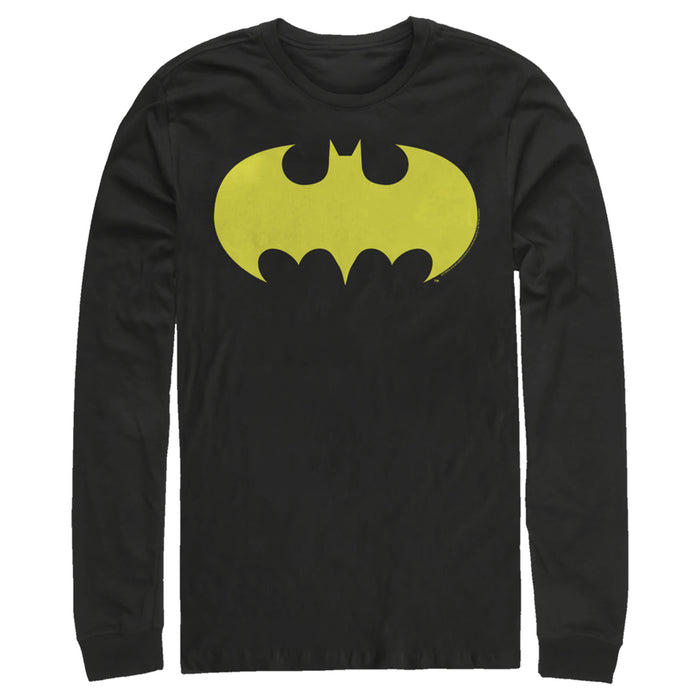 Fifth Sun Men's Batman Logo Classic Wing Long Sleeve Shirt