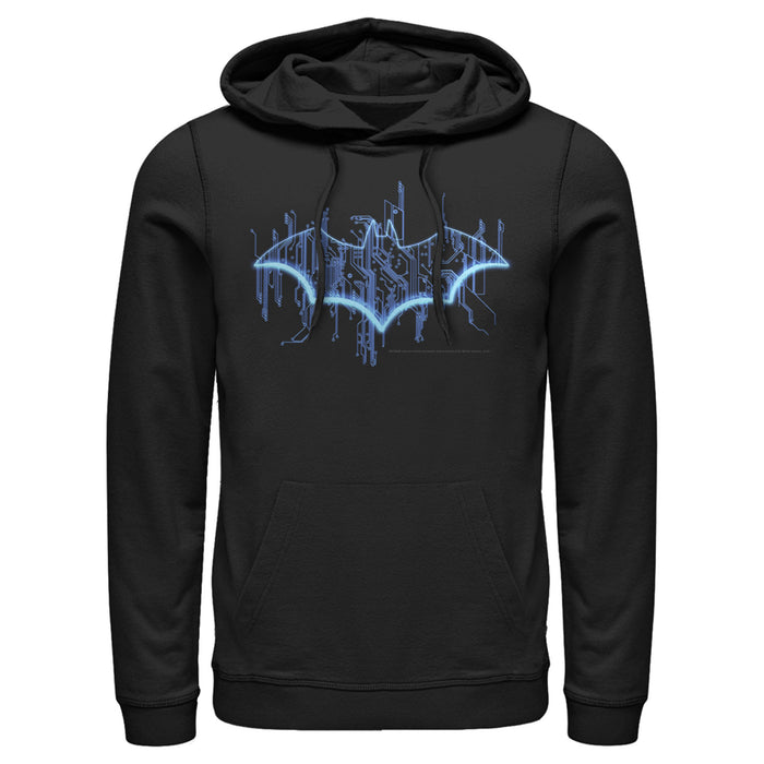 Fifth Sun Men's Batman Logo Digital Wing Pull Over Hoodie