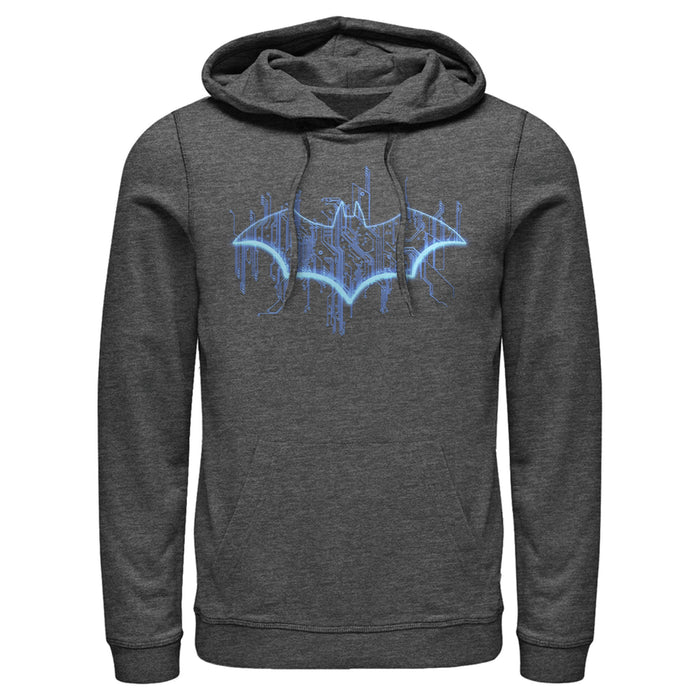 Fifth Sun Men's Batman Logo Digital Wing Pull Over Hoodie