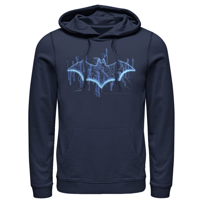 fifth sun Men's Batman Logo Digital Wing Pull Over Hoodie