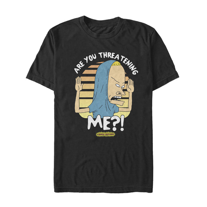 Fifth Sun Men's Beavis And Butt-Head Cornholio Are You Threatening Me T-Shirt