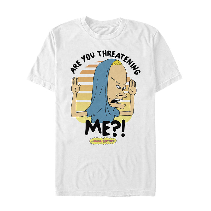 fifth sun Men's Beavis and Butt-Head Cornholio Are You Threatening Me T-Shirt