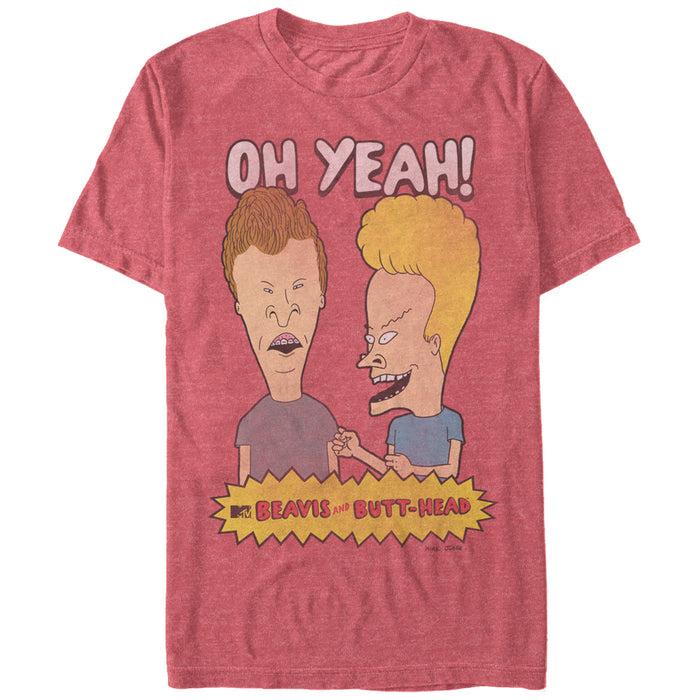 fifth sun Men's Beavis and Butt-Head Oh Yeah T-Shirt