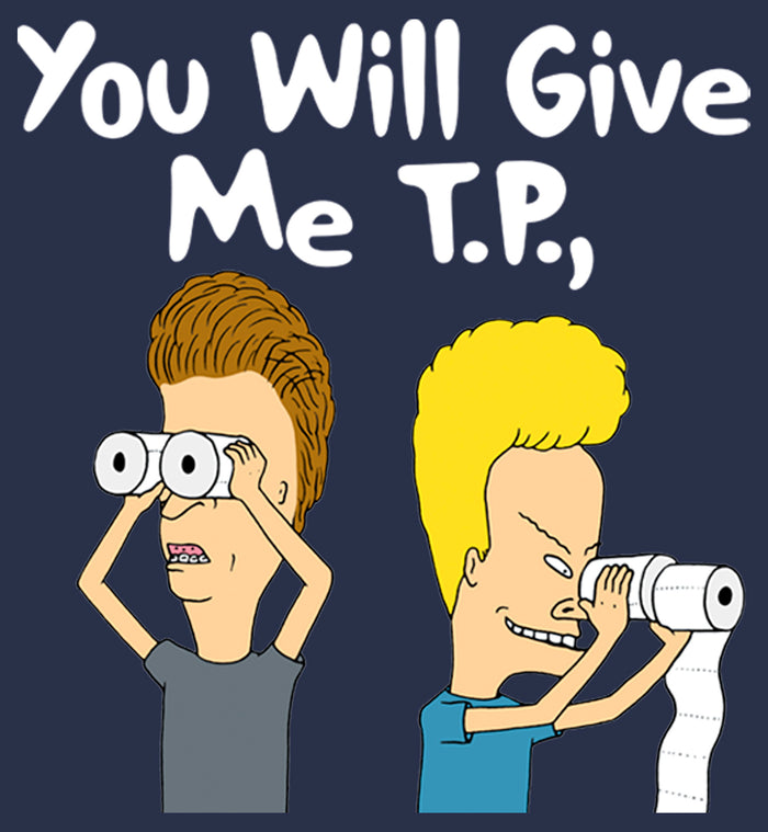 Fifth Sun Men's Beavis And Butt-Head We've Come For Your TP T-Shirt