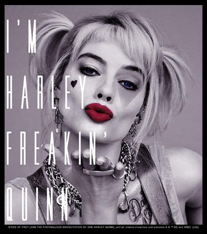 Fifth Sun Men's Birds Of Prey I'm Harley Freakin' Quinn Pull Over Hoodie