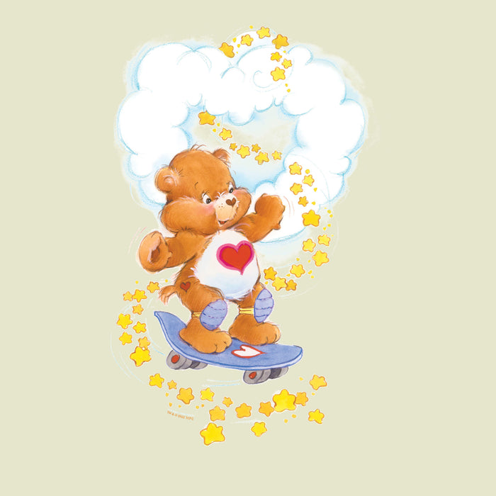 Fifth Sun Men's Care Bears Tenderheart Bear Skating T-Shirt