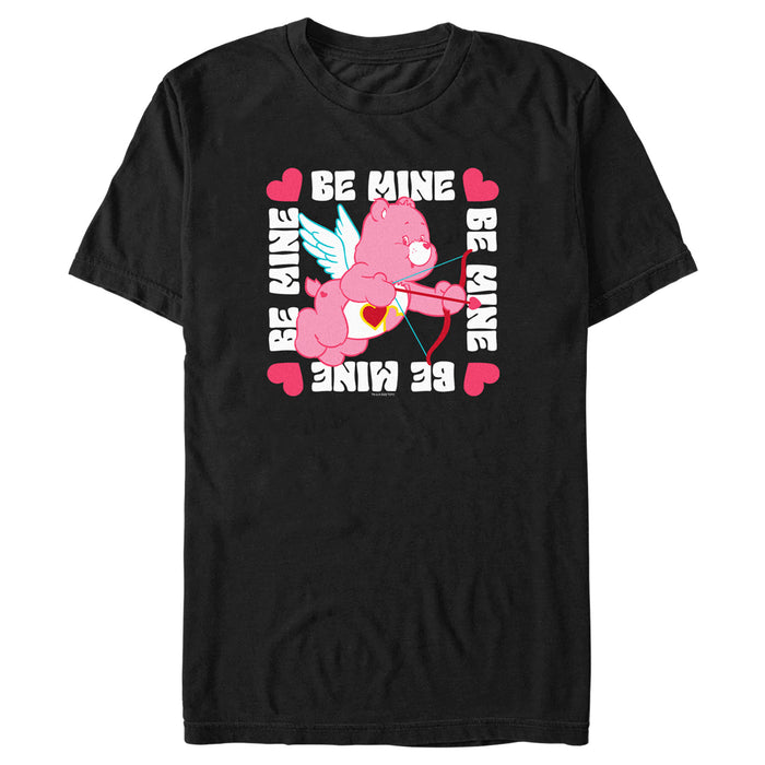 fifth sun Men's Care Bears Valentine's Day Love-a-Lot Bear Be Mine T-Shirt