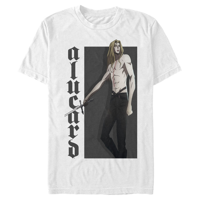 fifth sun Men's Castlevania Alucard Portrait T-Shirt