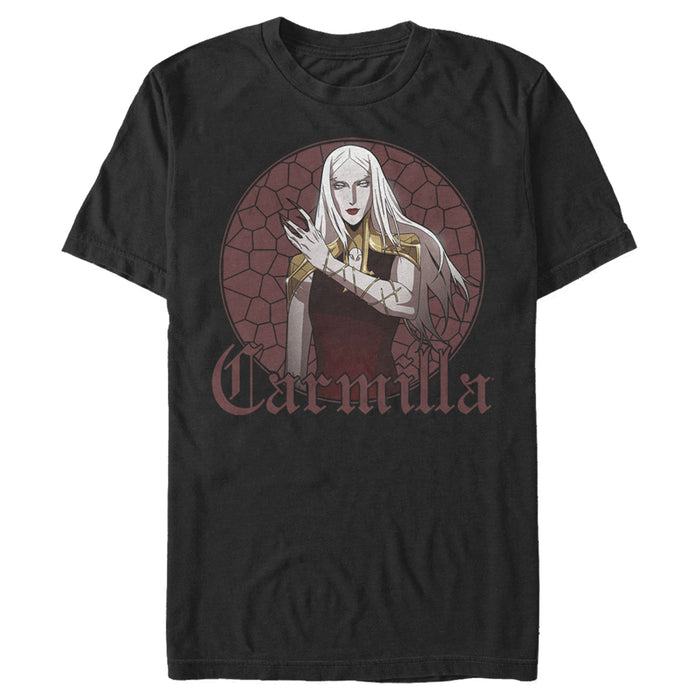 fifth sun Men's Castlevania Carmilla Glass Frame T-Shirt