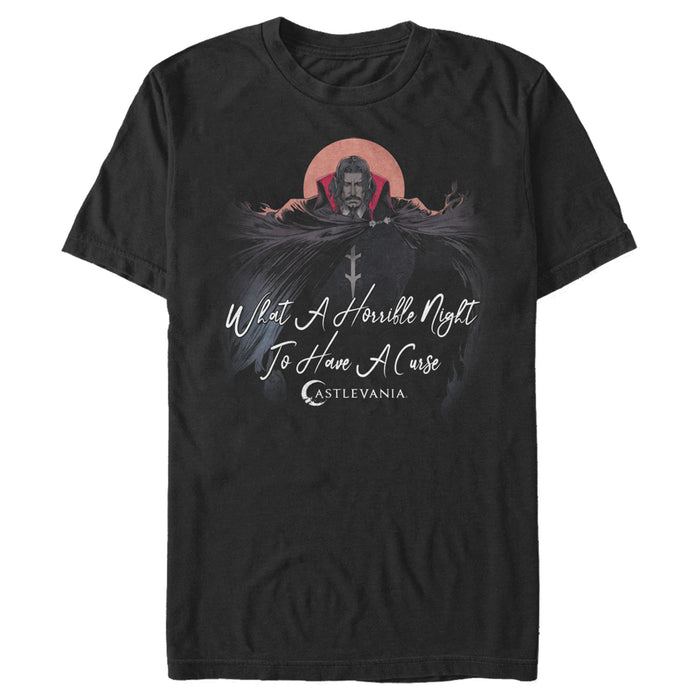 fifth sun Men's Castlevania Dracula Horrible Night for Curse T-Shirt
