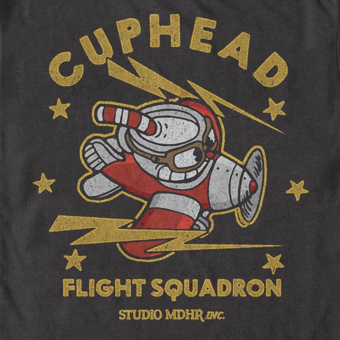 Fifth Sun Men's Cuphead Airplane Flight Squadron T-Shirt