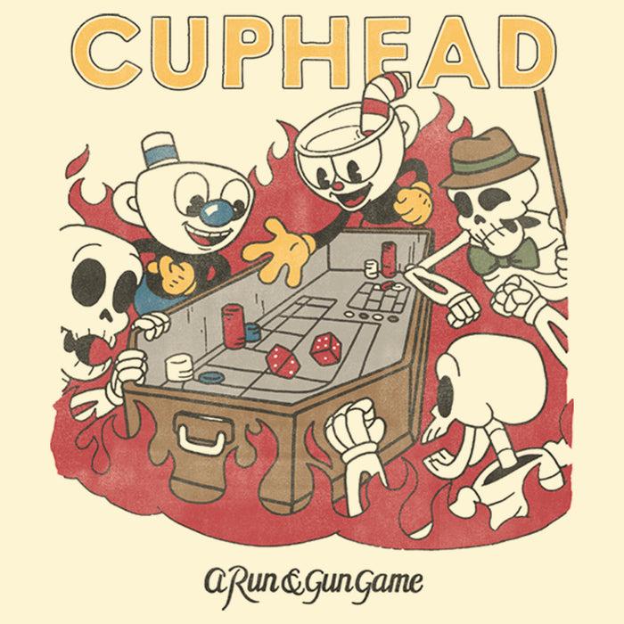 Fifth Sun Men's Cuphead Playing Craps At The Devil's Casino T-Shirt