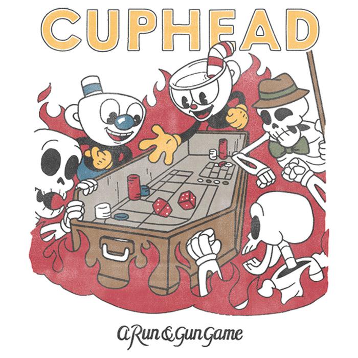 Fifth Sun Men's Cuphead Playing Craps At The Devil's Casino T-Shirt