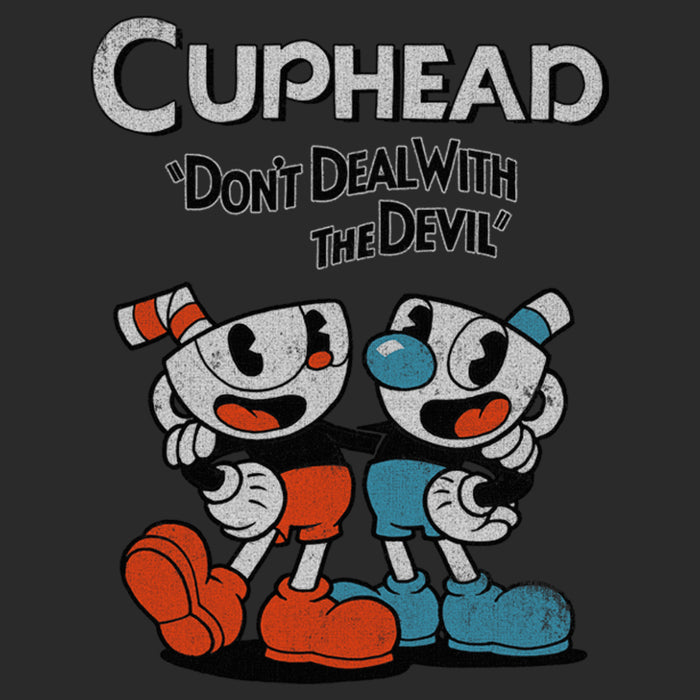 Fifth Sun Men's Cuphead Videogame Front Cover T-Shirt