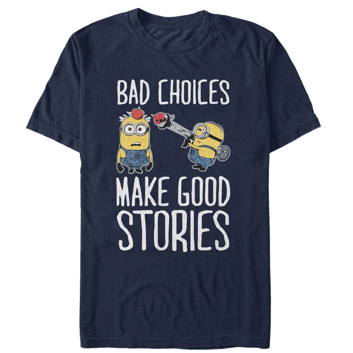 Fifth Sun Men's Despicable Me Minion Bad Choices T-Shirt
