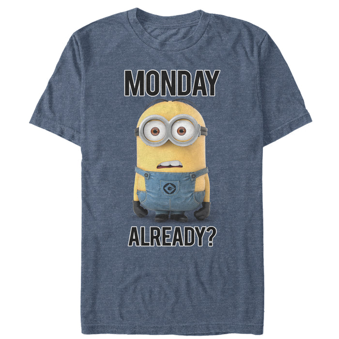 fifth sun Men's Despicable Me Minion Monday Already T-Shirt
