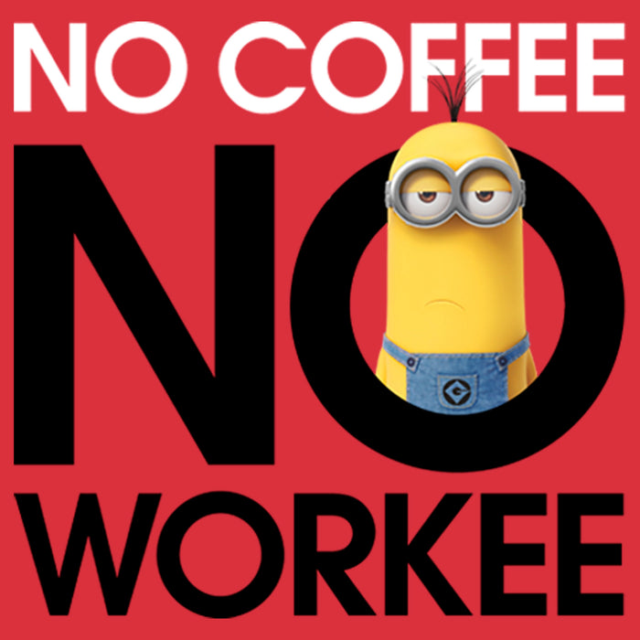 Fifth Sun Men's Despicable Me Minion No Coffee T-Shirt