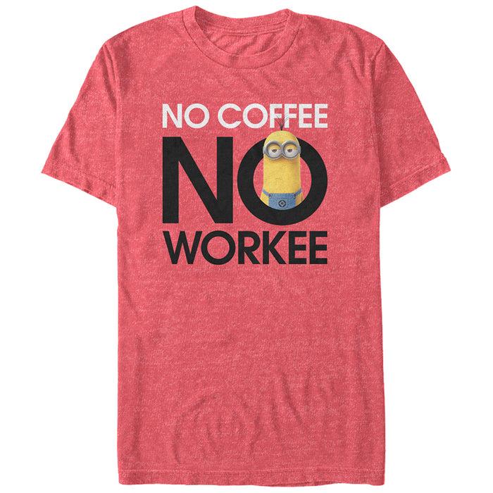 fifth sun Men's Despicable Me Minion No Coffee T-Shirt