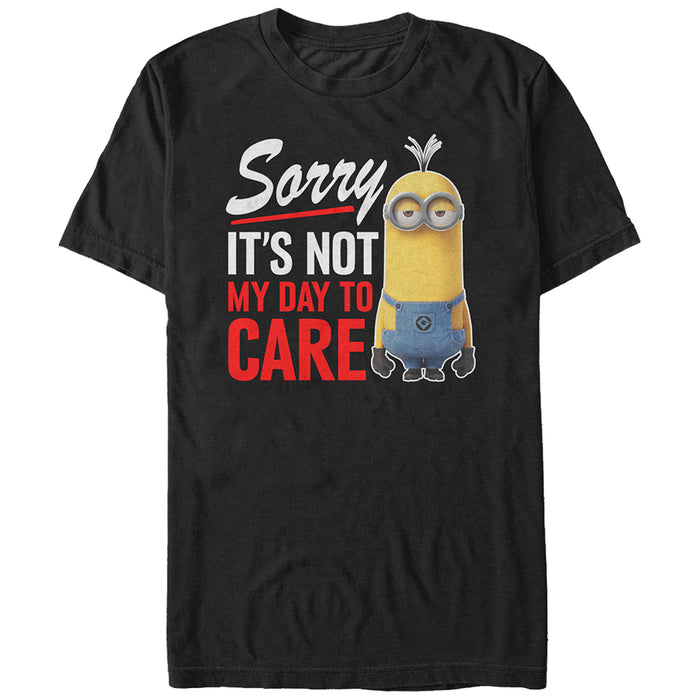 fifth sun Men's Despicable Me Minion Not Day to Care T-Shirt