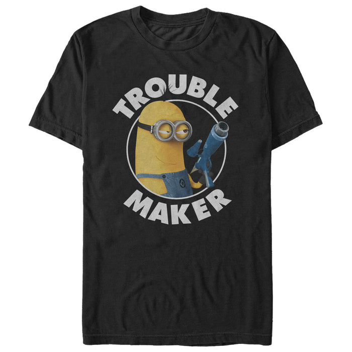 fifth sun Men's Despicable Me Minion Trouble Maker T-Shirt