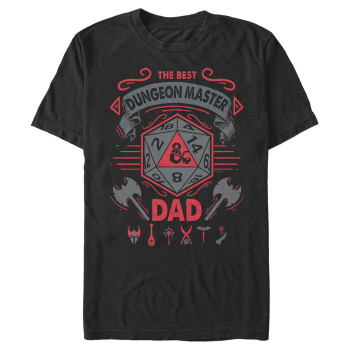 fifth sun Men's Dungeons & Dragons Father's Day Best Dungeon Master Dad T-Shirt