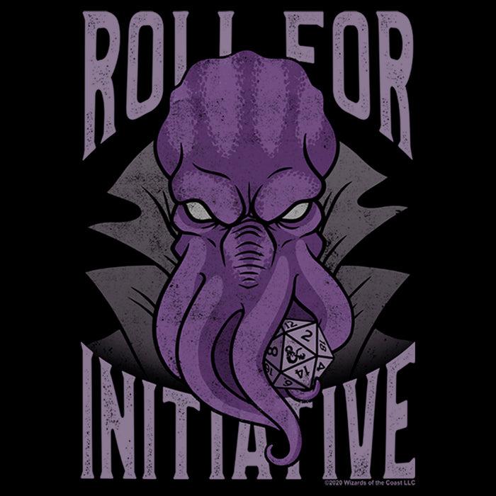 Fifth Sun Men's Dungeons & Dragons Illithid Roll For Initiative T-Shirt