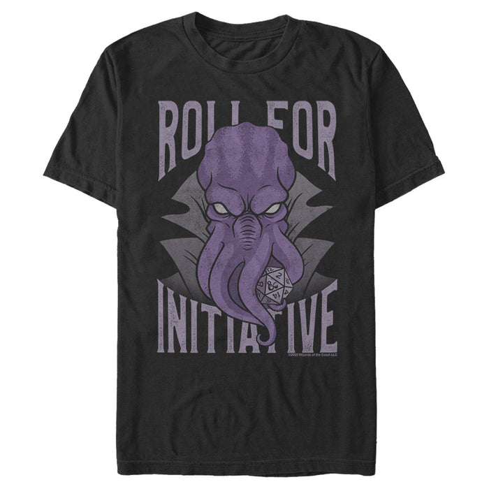 fifth sun Men's Dungeons & Dragons Illithid Roll for Initiative T-Shirt