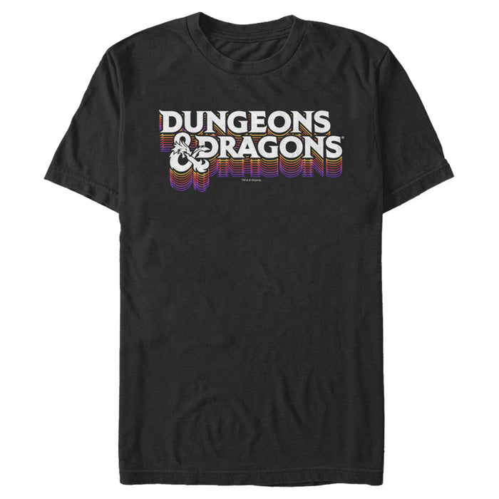 fifth sun Men's Dungeons & Dragons Retro Logo T-Shirt