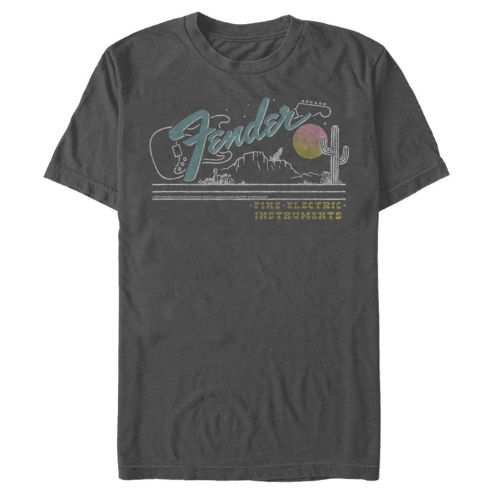 fifth sun Men's Fender Fine Electric Instruments Desert T-Shirt