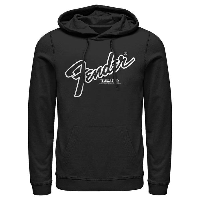 fifth sun Men's Fender Telecaster Logo Pull Over Hoodie