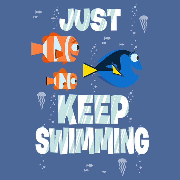 Fifth Sun Men's Finding Dory Just Keep Swimming T-Shirt