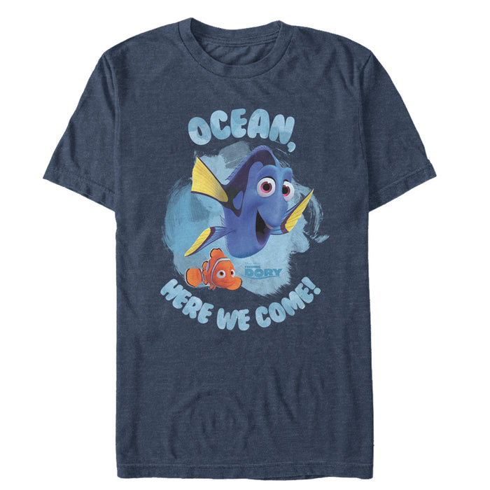 fifth sun Men's Finding Dory Ocean Here We Come T-Shirt