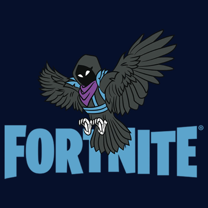Fifth Sun Men's Fortnite Raven Logo Pull Over Hoodie
