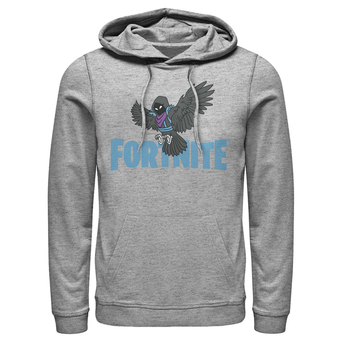 Fifth Sun Men's Fortnite Raven Logo Pull Over Hoodie