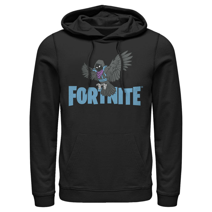 Fifth Sun Men's Fortnite Raven Logo Pull Over Hoodie