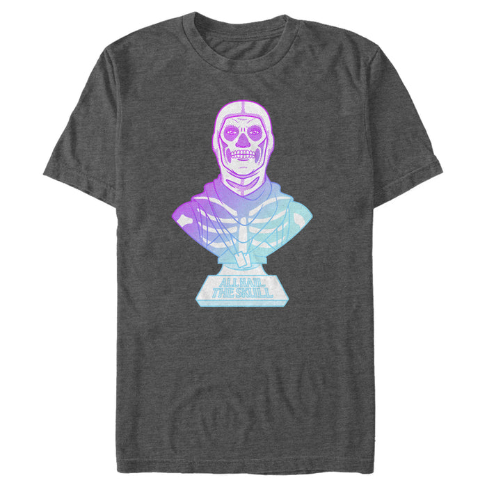 Fifth Sun Men's Fortnite Skull Trooper All Hail Glow T-Shirt