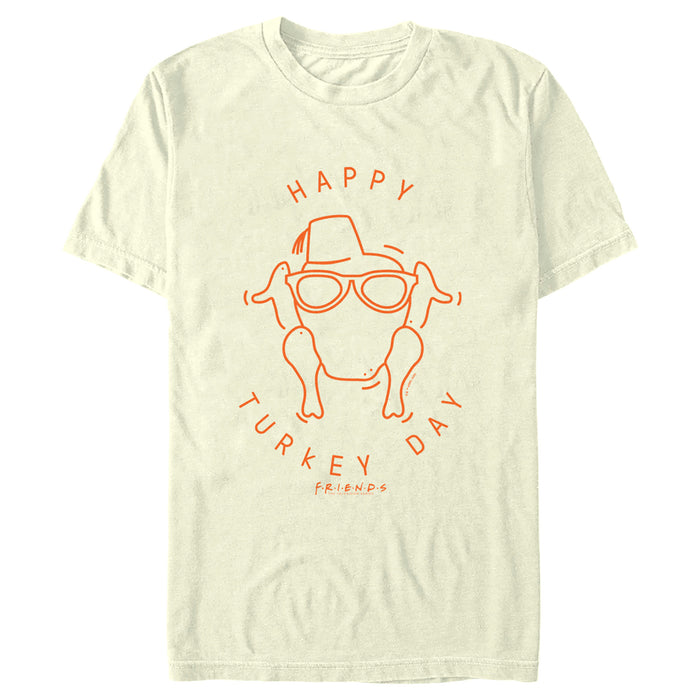 fifth sun Men's Friends Happy Turkey Day Icon T-Shirt