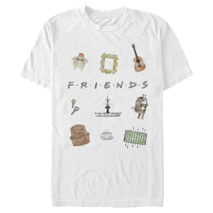 fifth sun Men's Friends Series Icon Cartoons T-Shirt