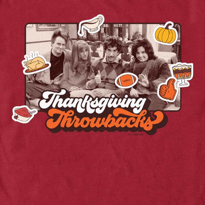 Fifth Sun Men's Friends Thanksgiving Throwbacks Scene T-Shirt