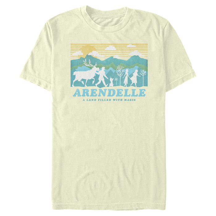 fifth sun Men's Frozen 2 Magical Traveler Silhouette T-Shirt