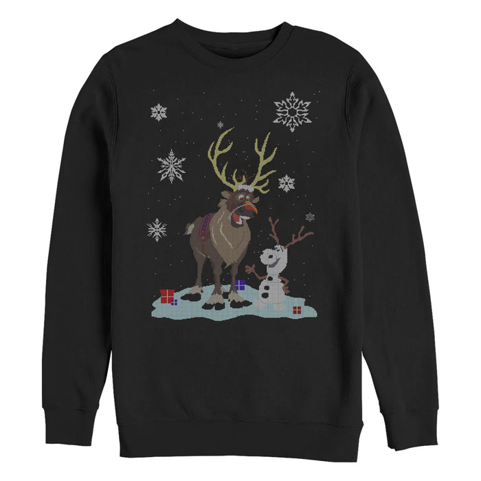 fifth sun Men's Frozen Christmas Sweater Friends Sweatshirt