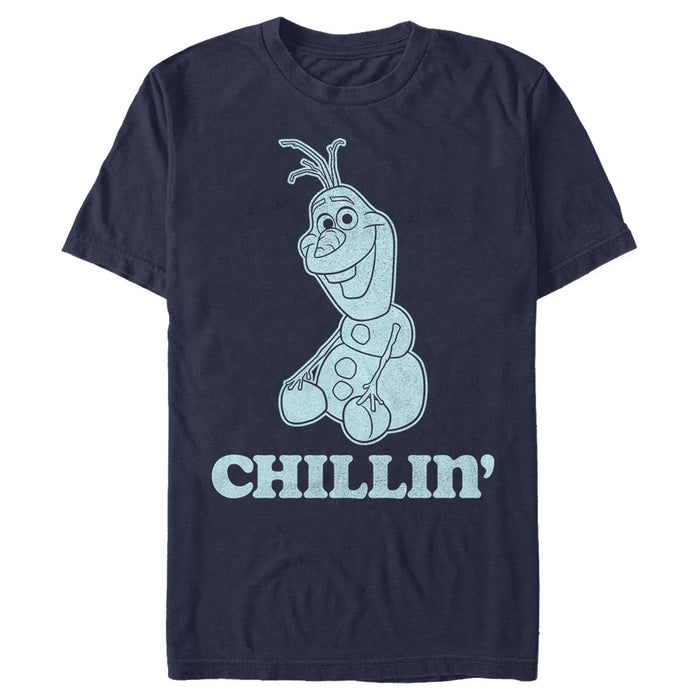 fifth sun Men's Frozen Olaf Chillin' Portrait T-Shirt
