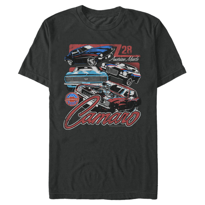 Fifth Sun Men's General Motors Camaro Z28 American Muscle Defined Distressed T-Shirt