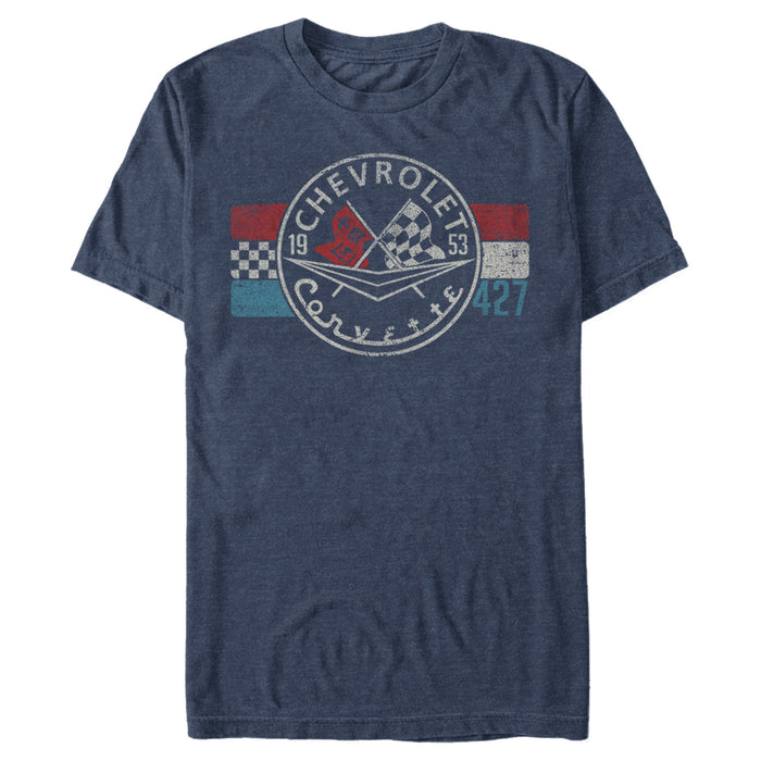 fifth sun Men's General Motors Chevrolet 1953 Corvette 427 T-Shirt