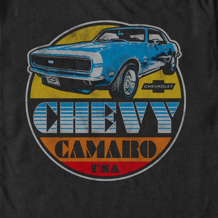 Fifth Sun Men's General Motors Chevy Camaro SS Retro Cruising Circle T-Shirt