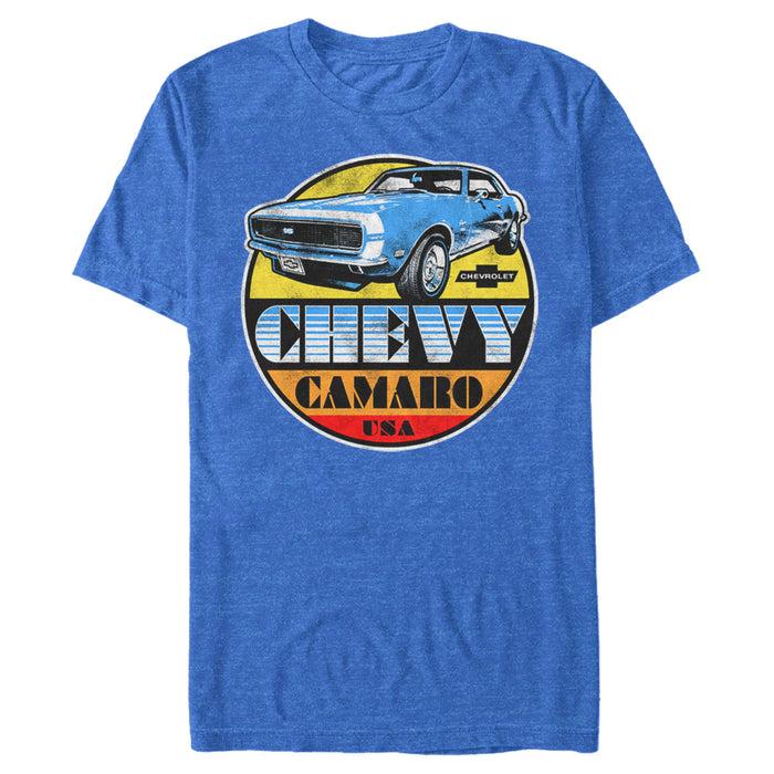 Fifth Sun Men's General Motors Chevy Camaro SS Retro Cruising Circle T-Shirt