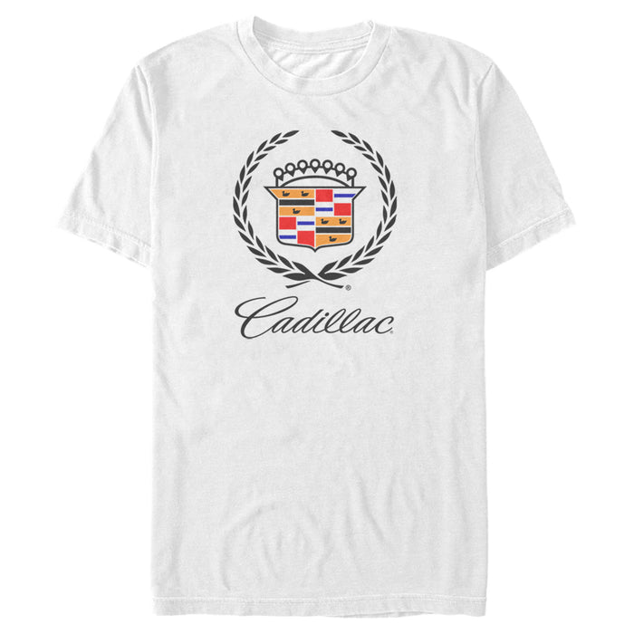 fifth sun Men's General Motors Colorful Cadillac Logo T-Shirt